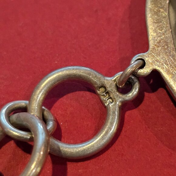 Petrified Palm Wood/Sterling Silver Bracelet and Pendant - Picture 9 of 15